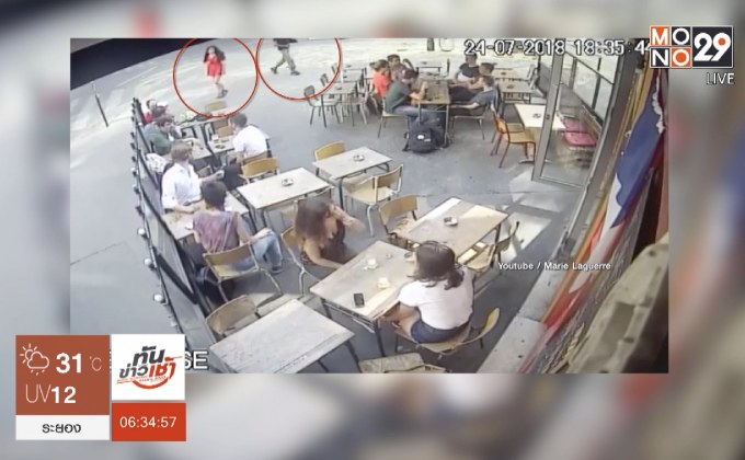 แฉคลิปสาวถูกผู้ชายตบหน้ากลางถนนในฝรั่งเศส