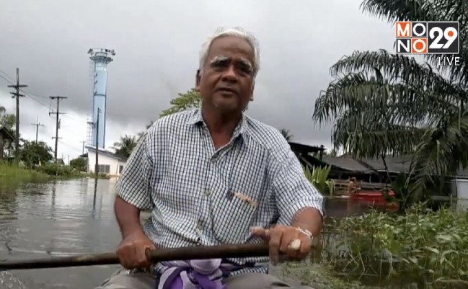 พื้นที่ปลายน้ำ ตรัง – นครศรีฯ ยังท่วมสูง