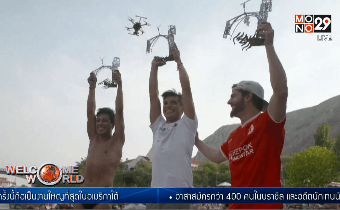 หนุ่มเม็กซิกันคว้าชัยกระโดดหน้าผาในบอสเนียฯ