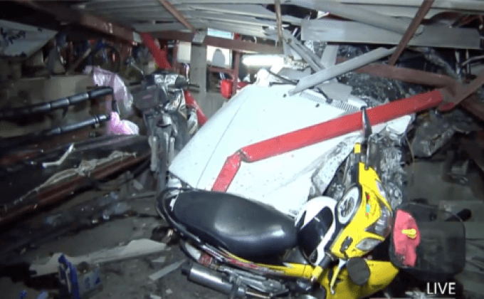 เมาขับรถพุ่งชนวินจักรยานยนต์ จ.ปทุมธานี