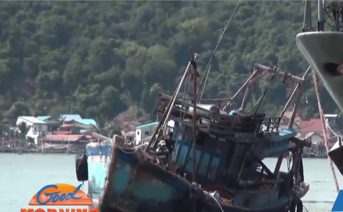 จับเรือประมงเวียดนามลักลอบทำประมงน่านน้ำไทย