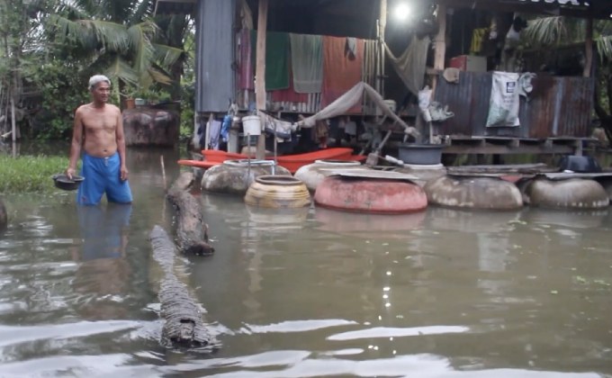 อ.บ้านแหลม จ.เพชรบุรี ยังได้รับผลกระทบน้ำท่วม