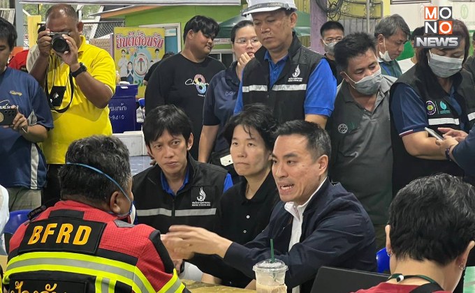 “เอกนัฏ” ระดมความช่วยเหลือ ดับเพลิงโกดังเฟอร์นิเจอร์ฉลองกรุง 55” เร่งสืบสาเหตุ – เปิดโรงงานถูกต้องหรือไม่