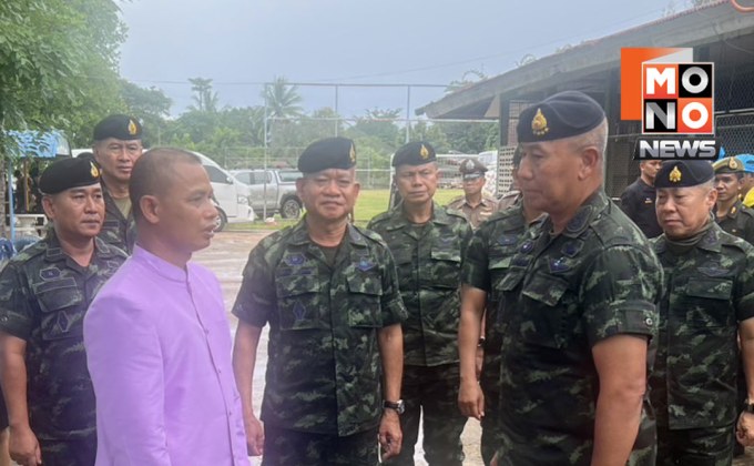 ผบ.ทบ.ลงพื้นที่ชายแดน ตรวจแนวรบ-หลุมหลบภัย ก่อนประชุม JBC ไทย-กัมพูชา