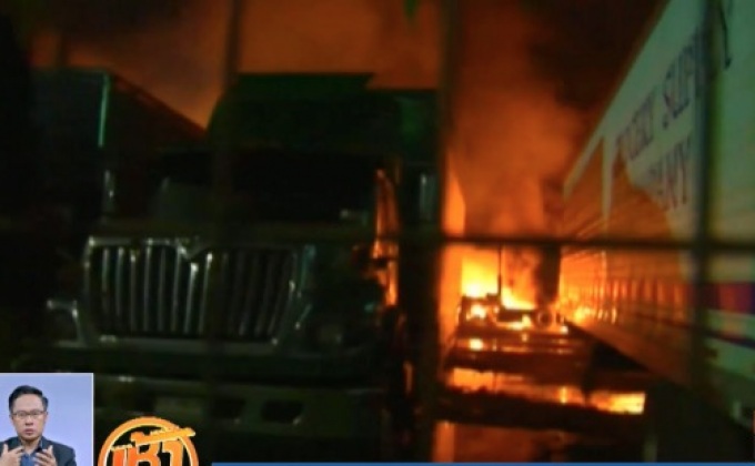 คนร้ายก่อเหตุเผารถบรรทุกจำนวน 17 คันในชิลี