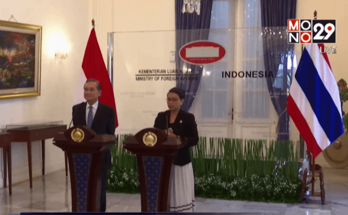 ไทย-อินโดนีเซีย หารือทวิภาคี