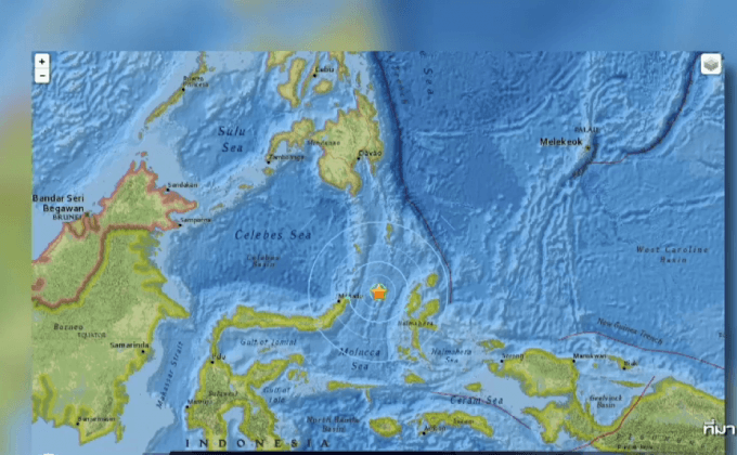 แผ่นดินไหว 6.3 ทางตะวันออกของอินโดนีเซีย