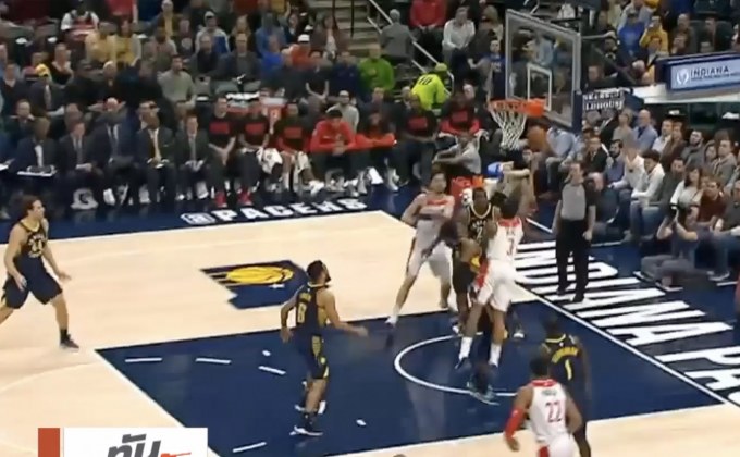 “พ่อมด” แรงต่อเนื่องบุกอัดเพเซอร์ส ยัดห่วง NBA