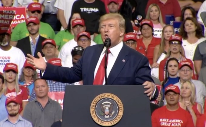 ทรัมป์ประกาศลงชิงตำแหน่งปธน.สหรัฐฯ ต่ออีกสมัย