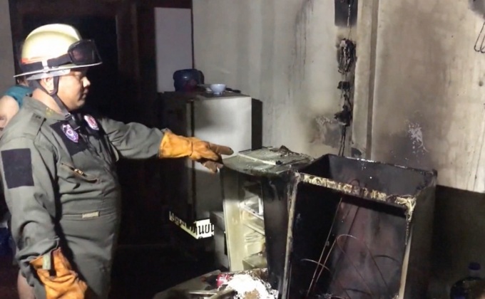 ไฟไหม้แขวงทางหลวงหนองคาย