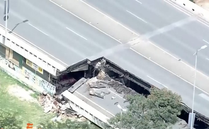 สะพานถล่มในบราซิล