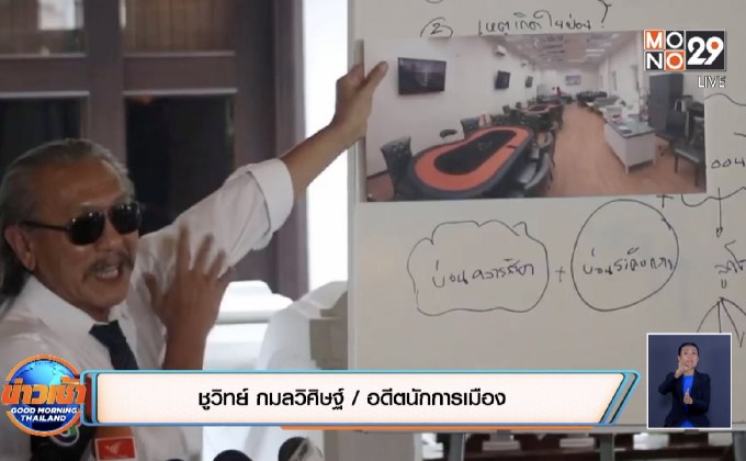 ชูวิทย์แฉตำรวจ “ซ”เบื้องหลังบ่อนพนันออนไลน์