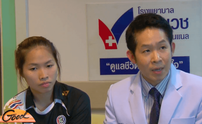 แพทย์เผย “น้องเมย์” วอร์มน้อยเหตุตะคริวขึ้น