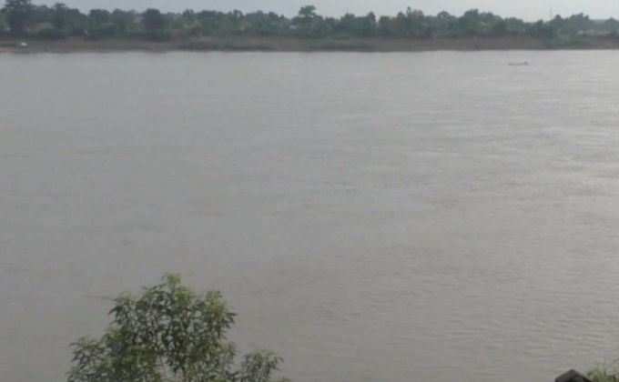 จ.บึงกาฬ ระดับแม่น้ำโขงลดลง