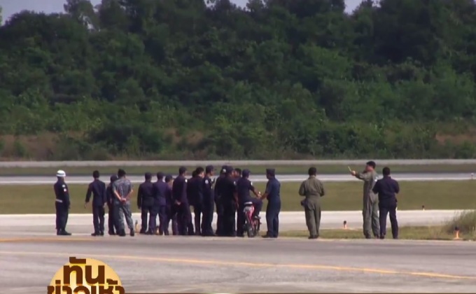 เร่งหาสาเหตุเครื่องบินกริพเพนตก ขณะบินโชว์วันเด็ก