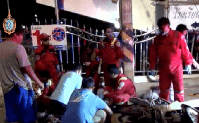 วัยรุ่นชลบุรีซิ่ง จยย.ถูกมือปืนไล่ยิงเสียชีวิต