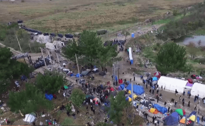 มาซิโดเนียจำกัดพื้นที่สำหรับผู้อพยพ