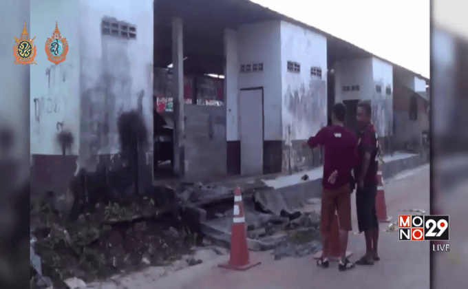 กำแพงตลาดล้มทับร่างเด็กวัย 6 ขวบเสียชีวิต