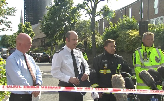 เหตุเพลิงไหม้อาคารสูง 24 ชั้นในลอนดอน