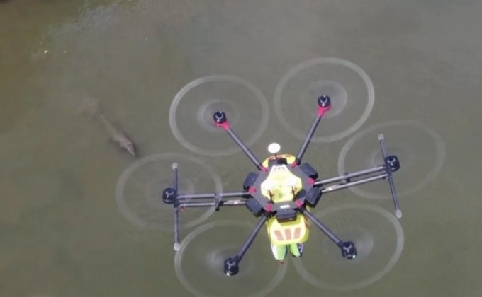 ออสเตรเลียใช้โดรนเฝ้าระวังจระเข้