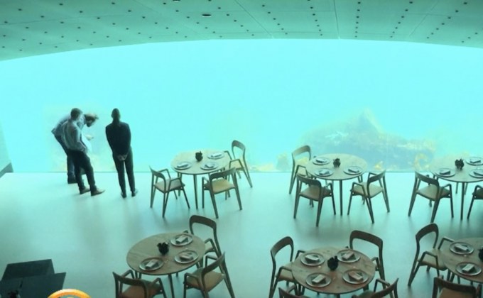 ร้านอาหารใต้น้ำแห่งแรกในยุโรป