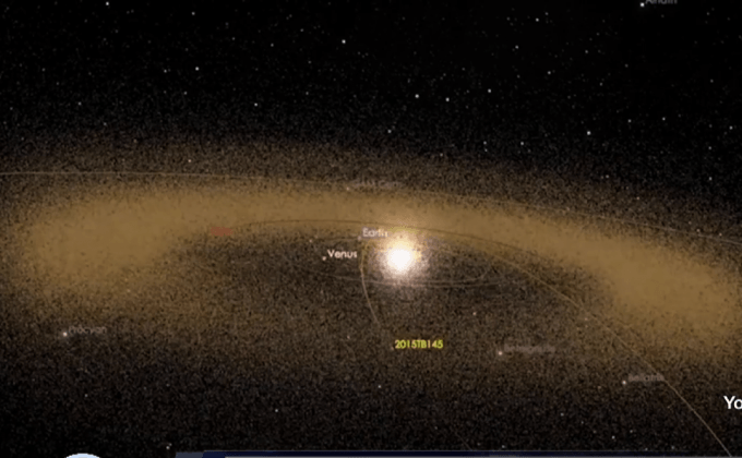 ดาวหางหัวกะโหลกเคลื่อนเฉียดโลกในวันฮัลโลวีน