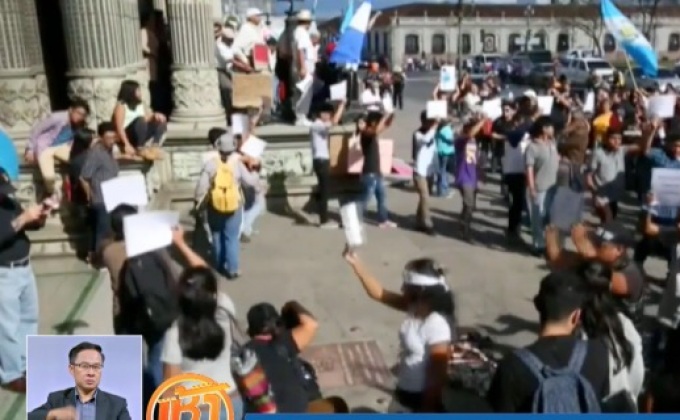 ชุมนุมไล่ ปธน.กัวเตมาลาปมไฟไหม้เยาวชนดับ 38