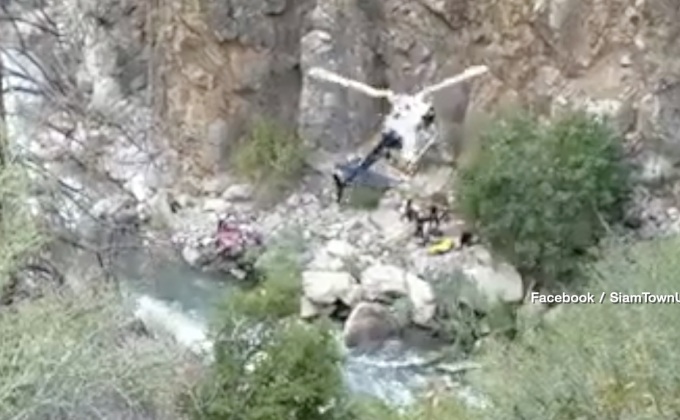 สหรัฐฯ เผยผลชันสูตร 2 นศ.ไทยขับรถตกเหว