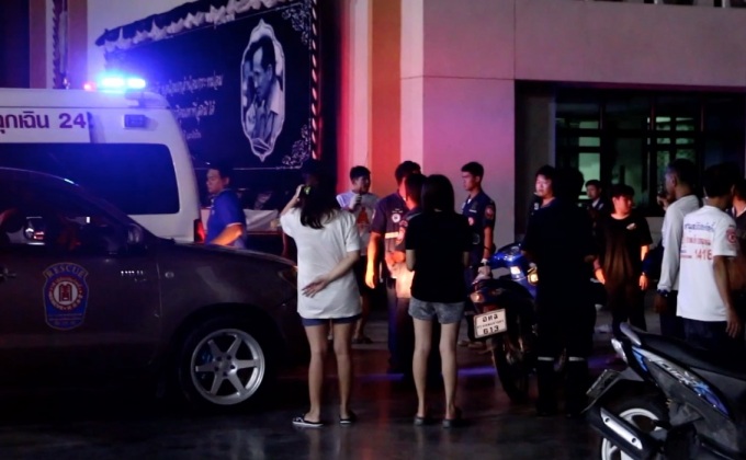 นักเรียน ม.4 พลัดตกอาคารเรียนดับ จ.นครปฐม