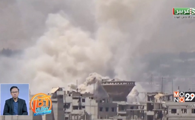 เหตุโจมตีทางอากาศถล่มใกล้ รพ.ในซีเรีย