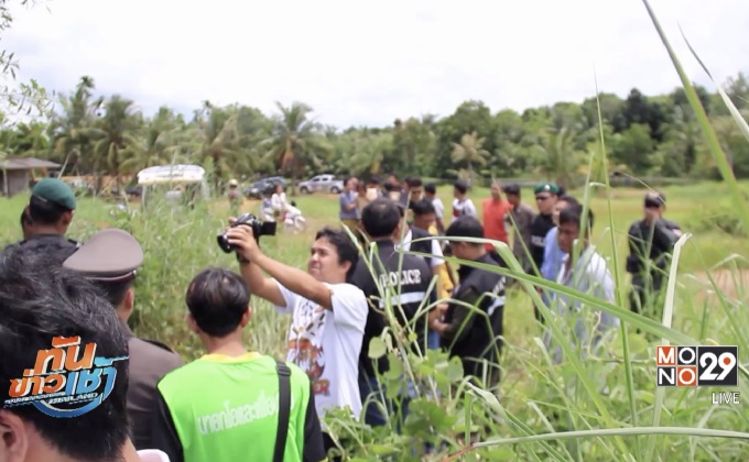 คุมตัวผู้ต้องหาฆ่าชิงทรัพย์เจ้าของสวนผลไม้ทำแผนฯ