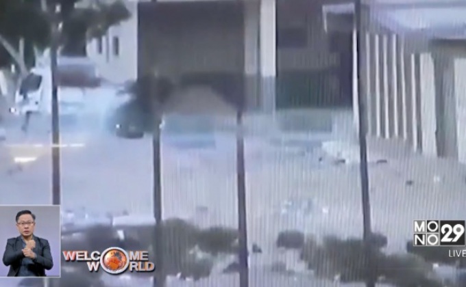 ภาพ CCTV หนึ่งในกลุ่มคนร้ายถูกยิงเสียชีวิตในอียิปต์