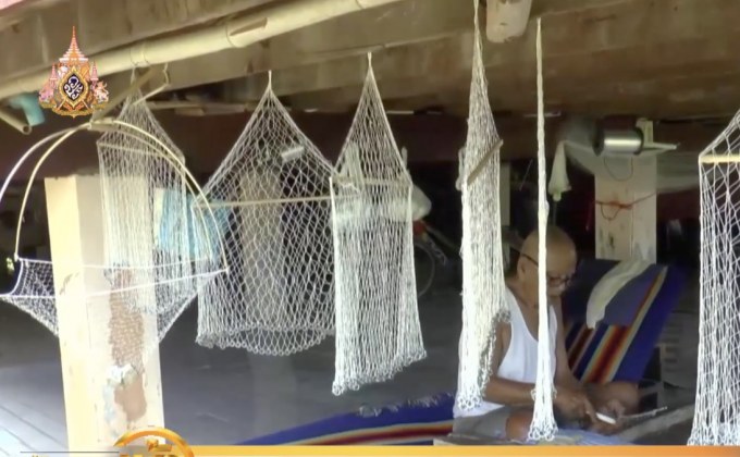 ผู้สูงอายุเมืองพะเยา ผลิตแหจ๋ำ นำโชคสร้างรายได้