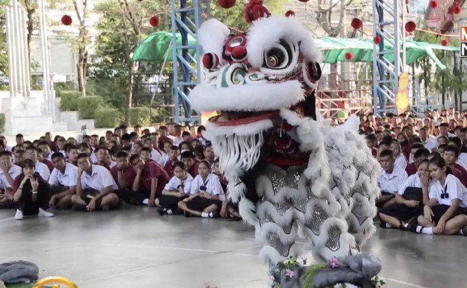​คณะสิงโตเยาวชน สร้างสีสันเทศกาลตรุษจีน