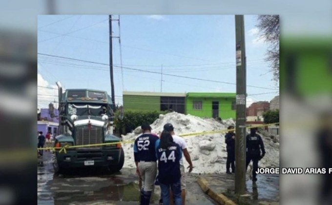 พายุลูกเห็บขนาดใหญ่พัดถล่มเม็กซิโก