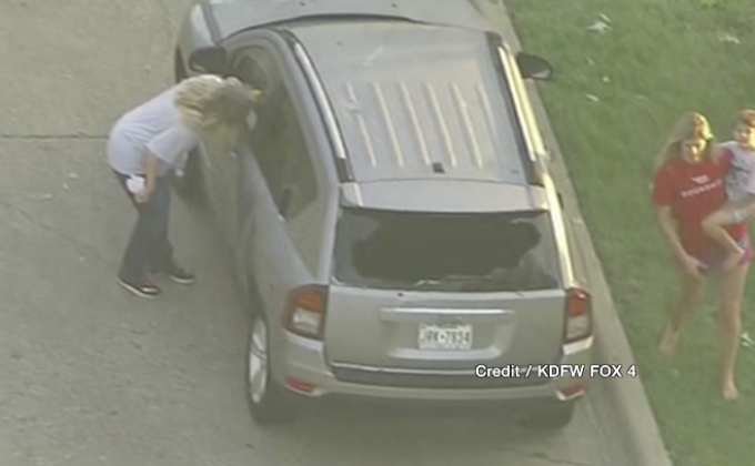 ลูกเห็บขนาดเท่าลูกเบสบอลตกในสหรัฐฯ