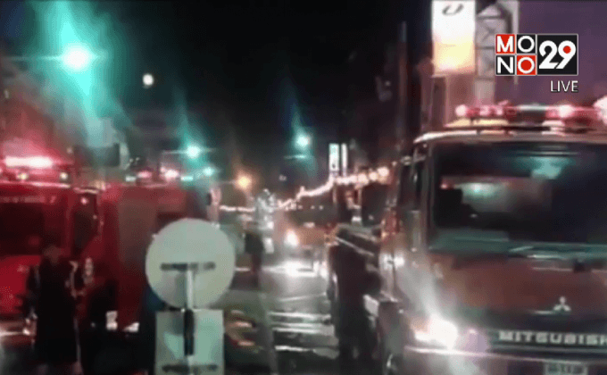 เพลิงไหม้ห้องพักคนเฝ้าศาลเจ้ากลางดึก