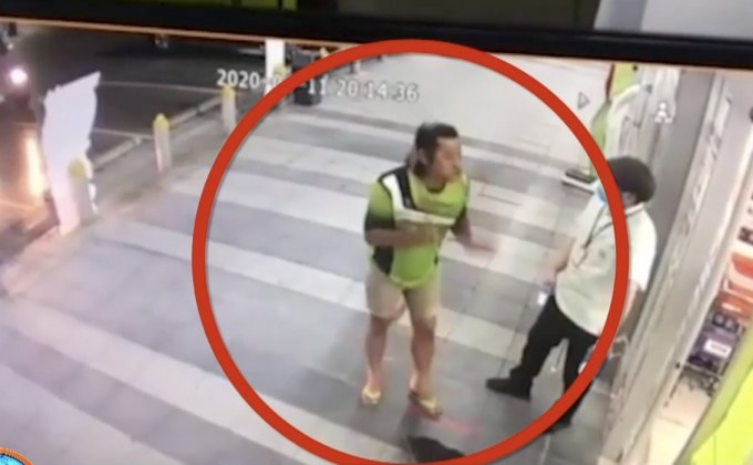 ปรับ 1 พัน หนุ่มทำท่าพ่นน้ำลายใส่พนักงานร้านสะดวกซื้อ